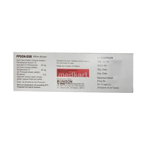 ppson dsr capsule 10's